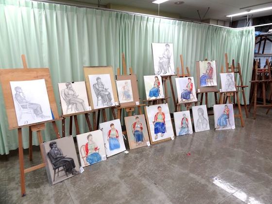 学生無料 人物 人体 デッサン 絵画 教室 スクール 神戸 モデル募集 アルバム2 0527