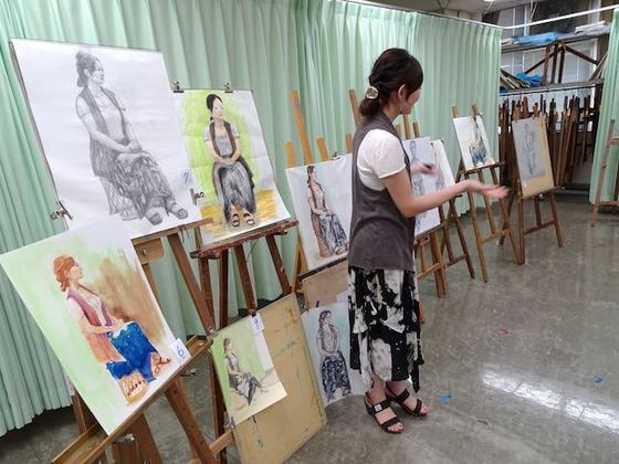 学生無料 人物 人体 デッサン 絵画 教室 スクール 神戸 モデル募集 アルバム2 3434