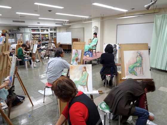 学生無料 人物 人体 デッサン 絵画 教室 スクール 神戸 モデル募集 アルバム2 8915