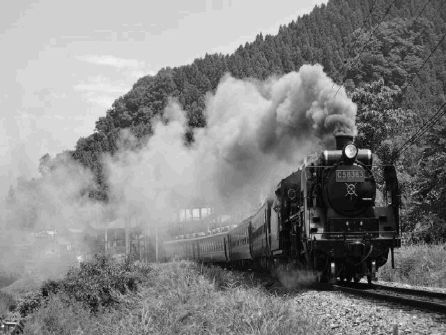 どすこいSports & 瓦版 撮り鉄の岡引(モノクロ)